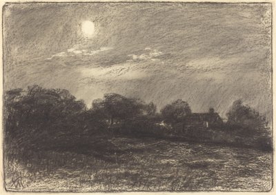 Sera, Paesaggio Agricolo da William Morris Hunt