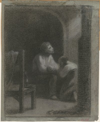 La Preghiera da William Morris Hunt