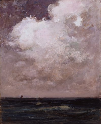 La balena che spruzza da William Morris Hunt