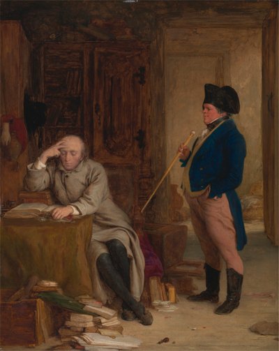 Il signor Peregrine Touchwood interrompe il reverendo Josiah Cargill da William Mulready