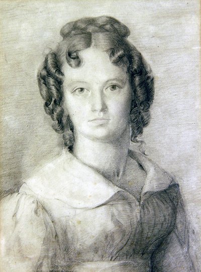 Ritratto in Bust di Charlotte Rolfe da William Mulready