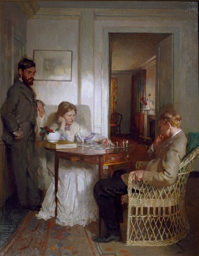 I giocatori di scacchi da William Newenham Montague Orpen