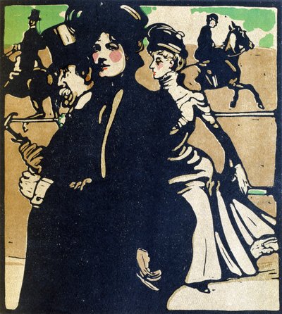 Una giornata alle corse, illustrazione da 