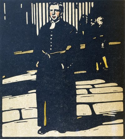 Ragazzo con la Giacca Blu, illustrazione da 