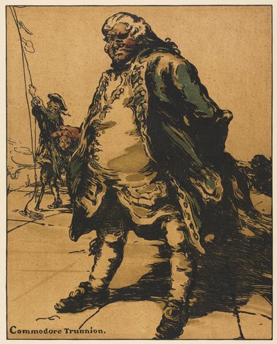 Personaggi del Romanzo: Commodoro Trunnion da William Nicholson