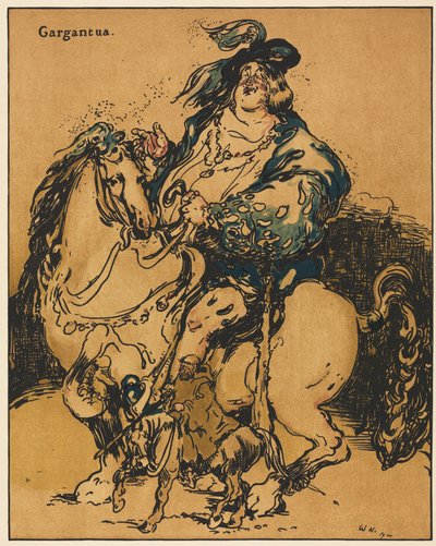Personaggi del Romanzo: Gargantua da William Nicholson