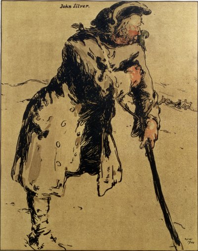 John Silver, Illustrazione da 
