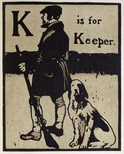 K è per Guardiano, illustrazione da 