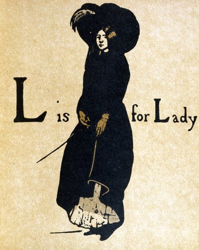 L è per Lady, illustrazione da 