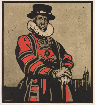 Tipi di Londra: Beef-eater da William Nicholson