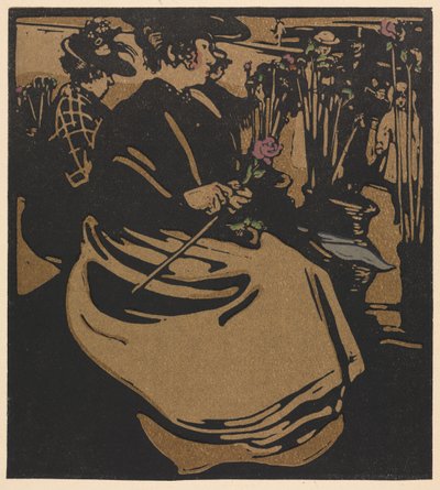 Tipi di Londra: Fioraia da William Nicholson