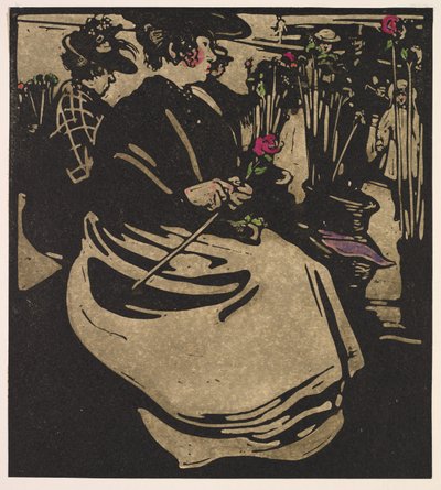 Tipi di Londra: Fioraia da William Nicholson