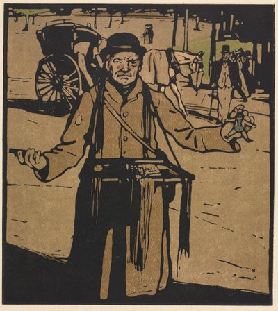 Tipi di Londra: Venditore Ambulante da William Nicholson
