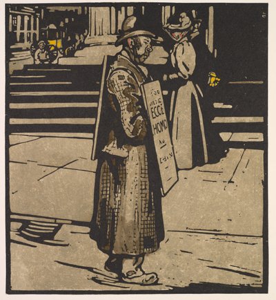 Tipi di Londra: Venditore di panini da William Nicholson