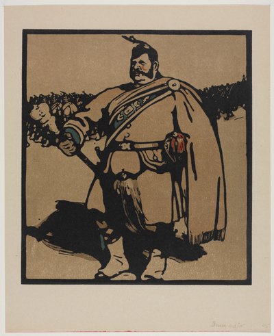 Tipi di Londra: Il Maggiore del Tamburo da William Nicholson