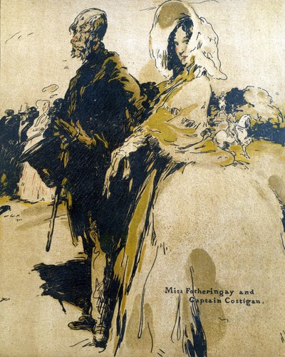 Miss Fotheringay e Capitano Costigan, illustrazione da 