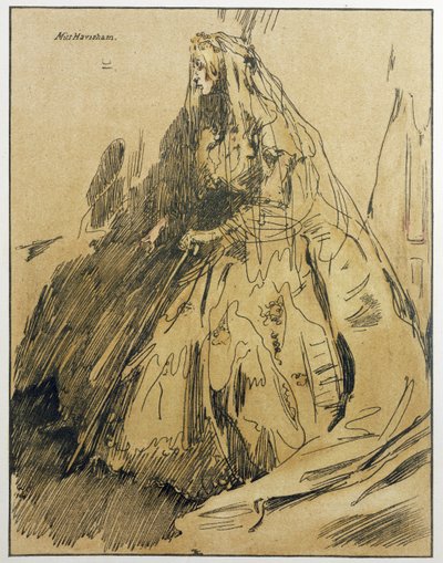 Miss Havisham, illustrazione da 