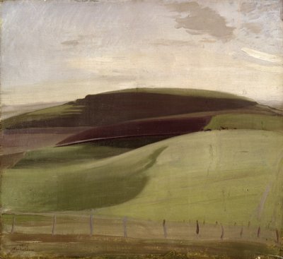 Sulle colline (paesaggio del Wiltshire) 1924 da William Nicholson