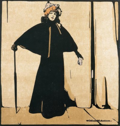 Ritratto di Sarah Bernhardt da William Nicholson