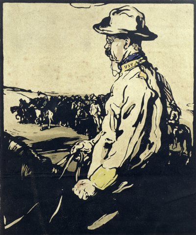 Presidente Theodore Roosevelt, illustrazione da 
