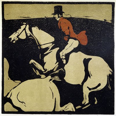 Cavalcata: Uomo a cavallo - di William Nicholson (1872-1949) da William Nicholson