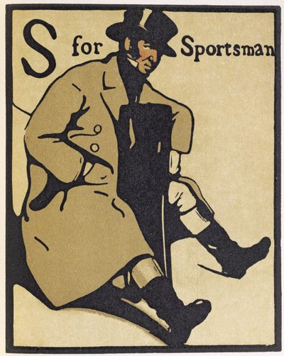S è per Sportsman, illustrazione da 