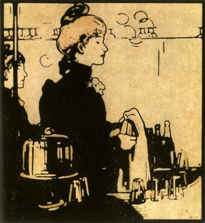 La Barista, 1888, 1946 da William Nicholson