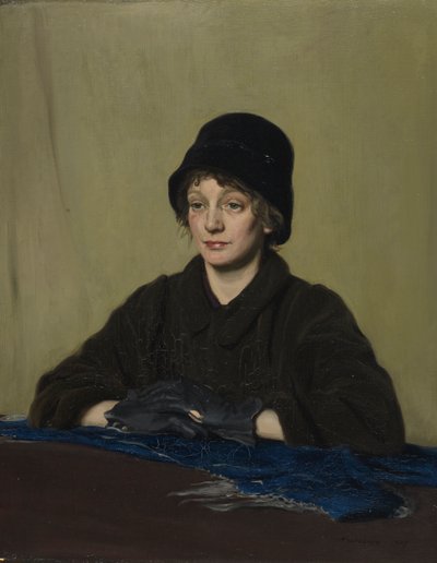 La Ragazza con un Guanto Strappato da William Nicholson