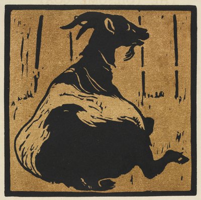 Il libro quadrato degli animali: La capra laboriosa da William Nicholson