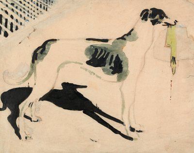 Il levriero con il guanto da William Nicholson