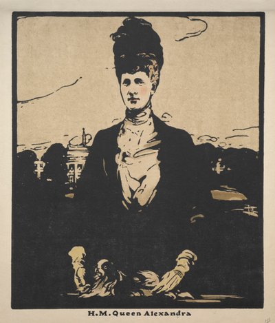 Dodici ritratti (Seconda serie): H. M. Regina Alessandra da William Nicholson