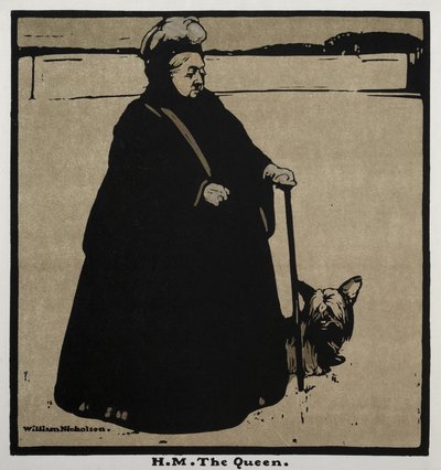 Dodici Ritratti: S. M. la Regina da William Nicholson