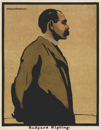 Dodici Ritratti: Rudyard Kipling da William Nicholson