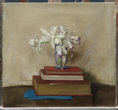 Orchidee bianche su libri da William Nicholson