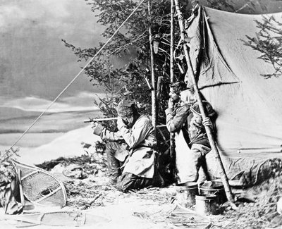 Vita del Trapper in Canada (foto) da William Notman