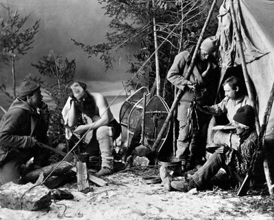 Vita del Trapper in Canada (foto) da William Notman