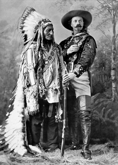Toro Seduto e Buffalo Bill nel 1886 da William Notman