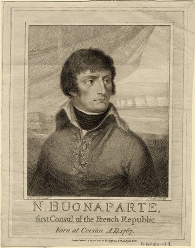 Napoleone Bonaparte come Primo Console di Francia, 1801 da William Nutter