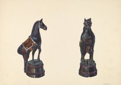 Cavallo su barile, c. 1938 da William O. Fletcher
