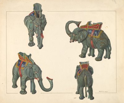 Banca giocattolo: Elefante, c. 1938 da William O. Fletcher