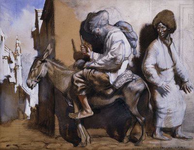 Noreddin Ali lascia il Cairo da William Orpen