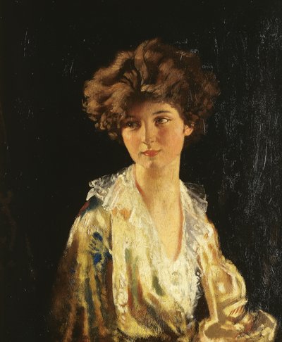 Ritratto di Lady Evelyn Herbert, mezzo busto da William Orpen