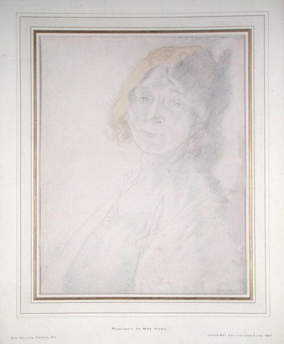Ritratto di Mrs Hone da William Orpen