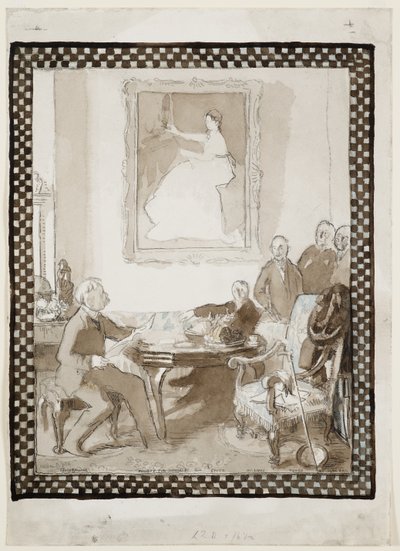 Studio per il dipinto a olio 