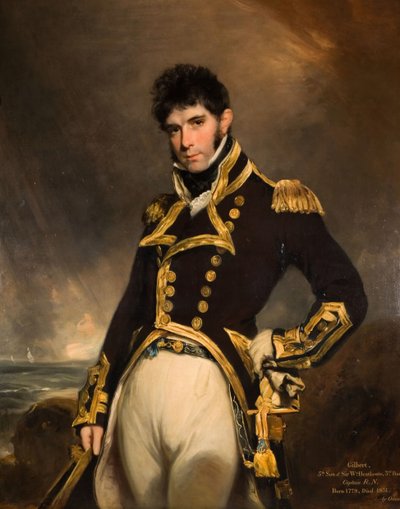 Ritratto del capitano Gilbert Heathcote RN da William Owen