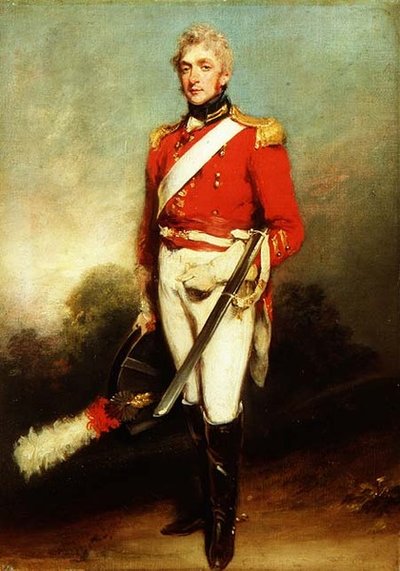 Ritratto di James Townley delle Guardie della Vita in uniforme da William Owen