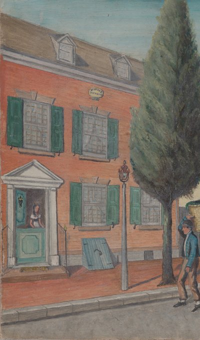 Tea Rusk e Casa di mattoni, 1870s da William P. Chappel