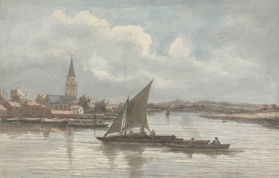 Veduta sul Tamigi a Battersea da William P. Sherlock