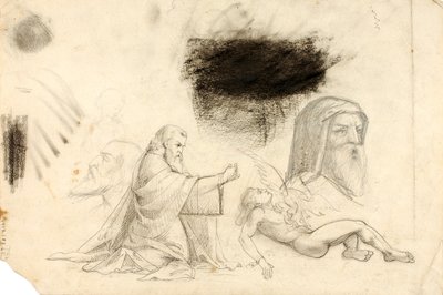 (Studi: Villa Borghese, 2 figure, ecc.) da William Page