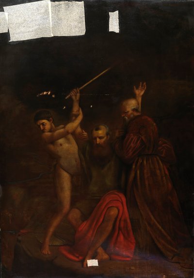 Mosè, Aronne e Hur sul Monte Horeb da William Page